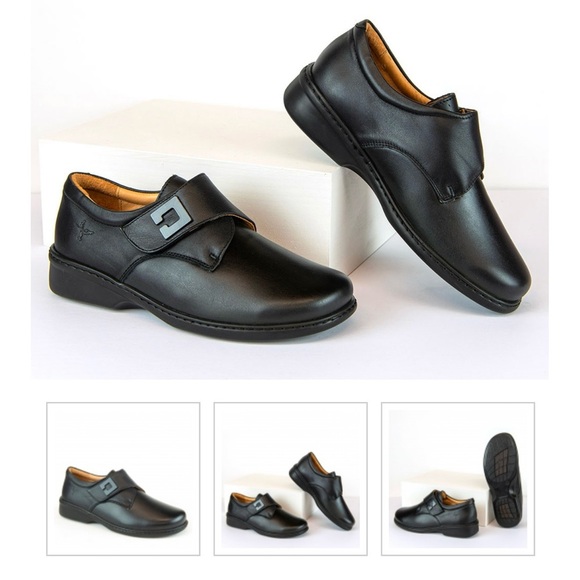 Portofino Leather Vintage Y2K Velcro Strap Loafers Shoe Size 36 Spain - Picture 1 of 9
